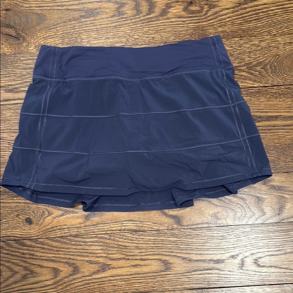 LuLulemon Navy Blue Tennis Skirt with built-in Shorts